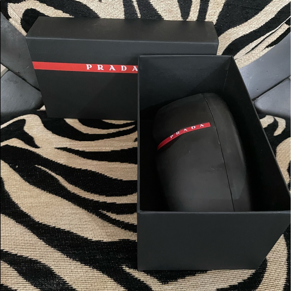 PRADA unisex mirrored blue auth/new sunglasses - Picture 10 of 10